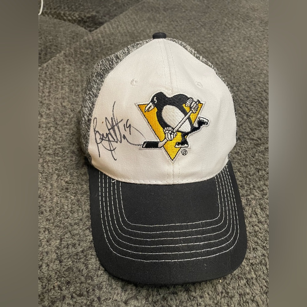 Autographed Penguins Hat - image 2